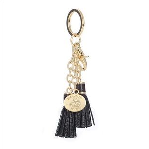 Melbourne Leather Tassel Key Ring